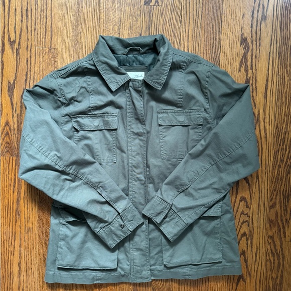 Universal Thread Jackets & Blazers - Universal Thread Women’s Full Zip 4-Pocket Field Jacket Green Size L